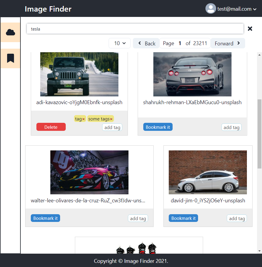 image-finder app